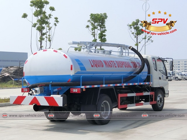 One more liquid waste disposal truck Foton (10,000 liters) shipping to Ethiopia 1e